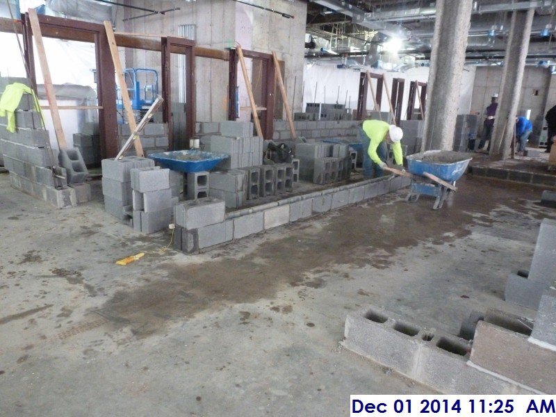 Laying out block at the detention cells 1st floor Facing North-East